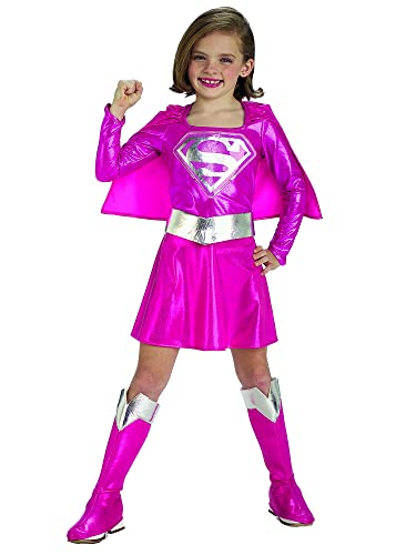 Rubie's Child's Pink Supergirl Child's Costume, Small, Pink/silver