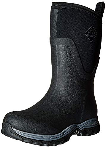 Muck Boot Arctic Sport II Extreme Conditions Mid-Height Rubber Women's Winter Boot, Black, 8 M US