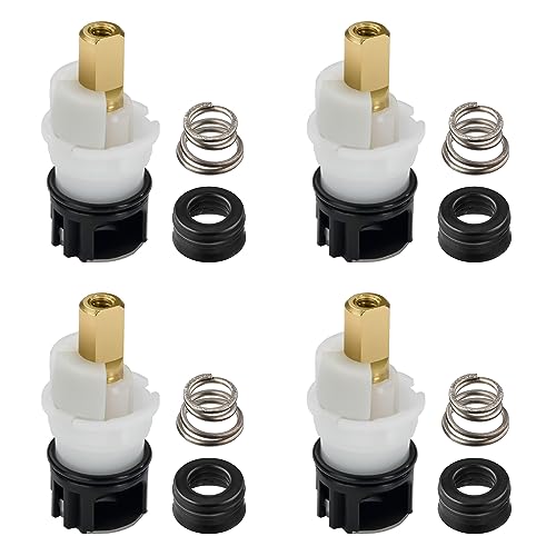RP25513 Faucet Stem Replacement for Delta two handle Faucet Repair Kit Includes RP24096 Cartridge RP4993 Seat and Spring RP24097 Turn stop1/4, 4 pack