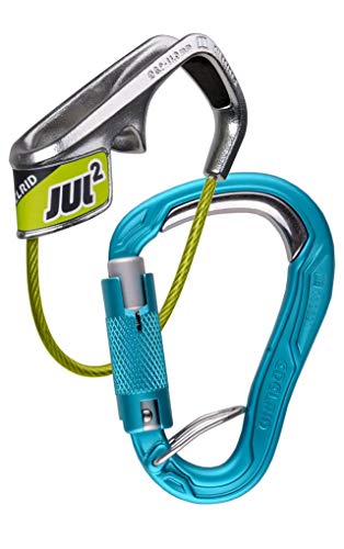 EDELRID Jul 2 with HMS Bulletproof Triple Lock FG Carabiner - Icemint