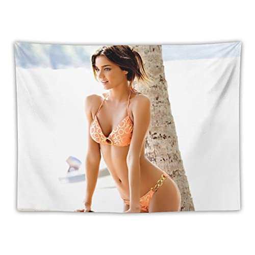 QENO Miranda Kerr Poster Swimsuit (3) Tapestries Wall Art Painting Gift Living Room Prints Bedroom Decor Tapestry Artworks 30'x40'