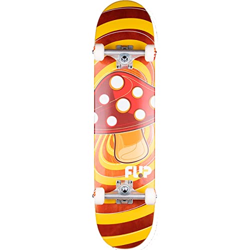 Flip Pop Shroom Skateboard Complete Orange 7.5