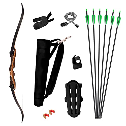 Samick Sage Takedown Recurve Bow and Arrow Set 62 inches - Ready to Use Archery Set Including All Accessories Needed to Start Using