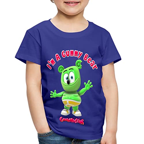 Spreadshirt Gummibär I'm A Gummy Bear Official Merch Toddler Premium T-Shirt, Youth 4T, Royal Blue