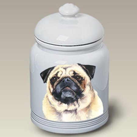 Best of Breed Pug Fawn - Barbara Van Vliet Ceramic Treat Jars