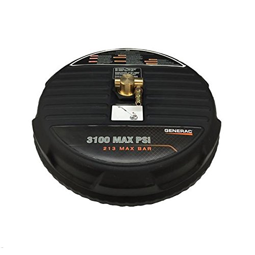 Generac 6132 High Pressure 15' Surface Cleaner - Fast & Uniform Cleaning - Compatible with up to 3100 PSI Pressure Washers - Durable Construction - Adjustable Quick-change Connector