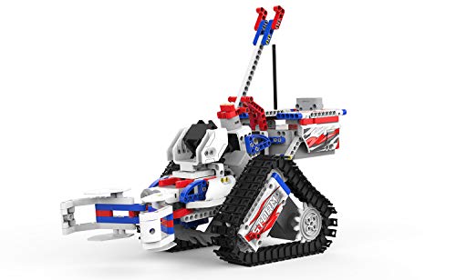 UBTECH JIMU Robot Competitive Series: Champbot Kit/ App-Enabled Building & Coding STEM Robot Kit (522 Pcs) from Robotics , Blue