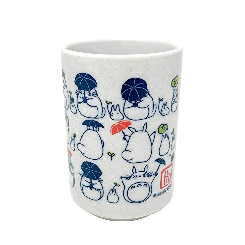 Benelic My Neighbor Totoro Dondoko Dance Large Japanese Teacup - Official Studio Ghibli Merchandise