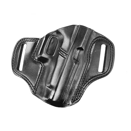Galco Combat Master OWB Belt Holster Compatible with Spingfield Armory Hellcat Pro, Right Hand, Black Finish