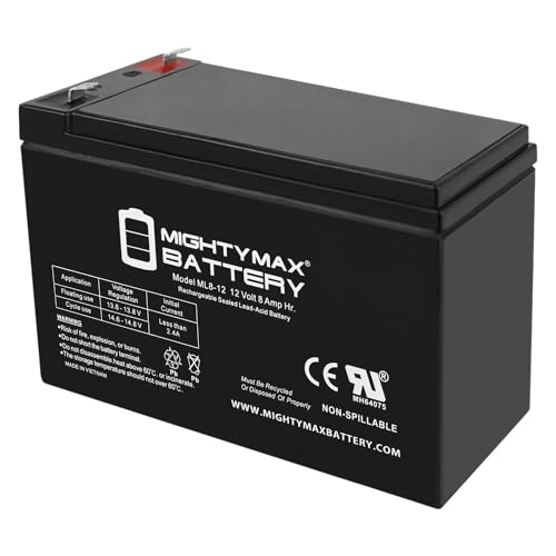 Mighty Max Battery 12V 8Ah SLA Replacement Battery for CyberPower CP1000AVRLCD