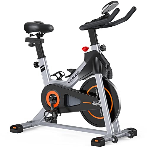 YOSUDA Indoor Cycling Bike Stationary Bike - Magnetic Resistance, Cycle Bike with Ipad Mount & Comfortable Seat Cushion, Magnetic Resistance