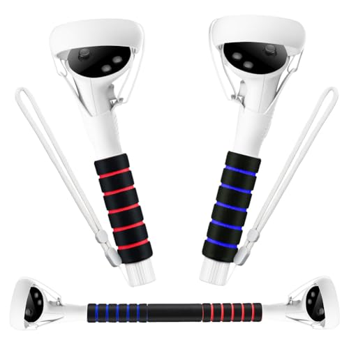 veoyya Handle Attachments for Oculus Quest 2 Controller Accessories, Long Arms Grips for Meta Quest 2 Beat Saber Golf Club Baseball, Enhance Game Experience for VR