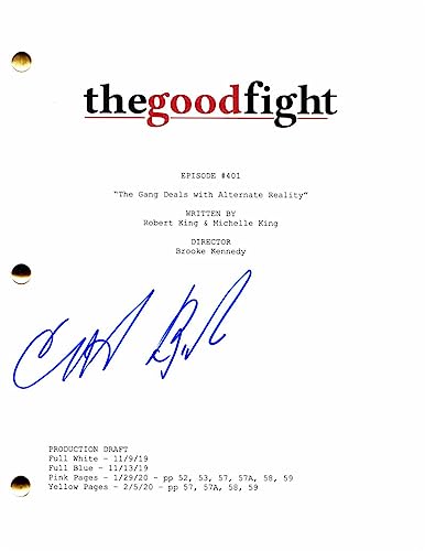 Christine Baranski Signed Autograph The Good Fight Full Episode Script - Diane Lockhart - The Good Wife The Birdcage How the Grinch Stole Christmas Mamma Mia Mamma Mia Here We Go Again The Big Bang Theory