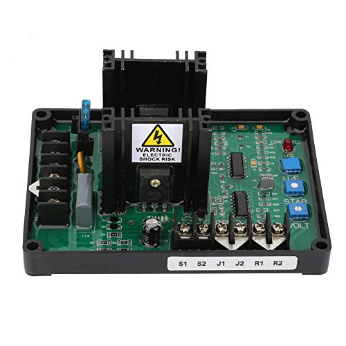 Voltage Regulator,Single Phase Three Phases Universal Automatic Voltage Regulator,GAVR-20A Generator Voltage Regulator,Adjustable Voltage Range,Over-Voltage Protection