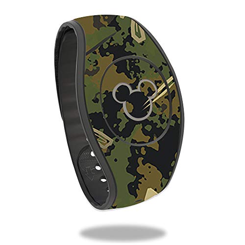 MightySkins Skin Compatible with Disney MagicBand 2 - Viper Woodland | Protective, Durable, and Unique Vinyl Decal wrap Cover | Easy to Apply, Remove, and Change Styles | Made in The USA