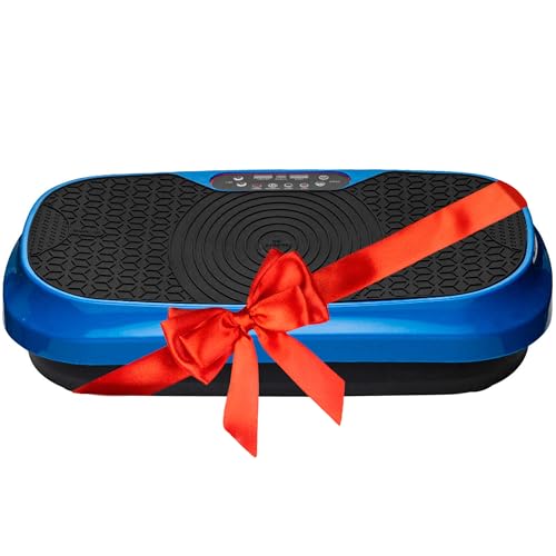 Lifepro Waver Mini Vibration Plate - Whole Body Vibration Platform Exercise Machine - Home & Travel Workout Equipment for Weight Loss, Toning & Wellness - Max User Weight 260lbs