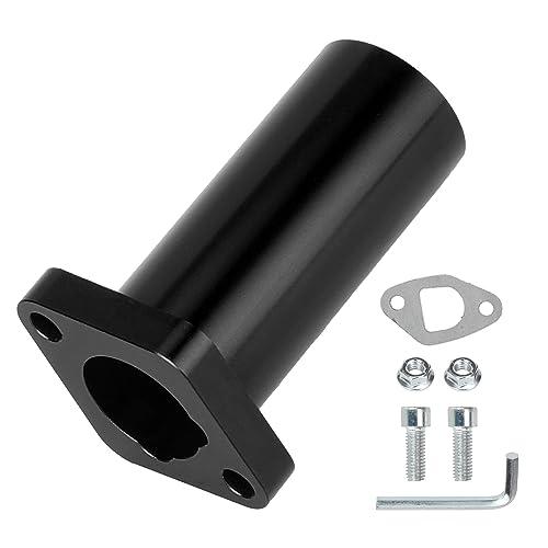 YOXUFA Intake Manifold Pipe for pwk 24 Carburetor Predator 212cc 224 196cc 200cc 6.5hp Engine Coleman CT200U BT200X KT196 Baja Warrior Mb200 Gx160 Hammhead 80T Mini Bike Go Kart Performance Part