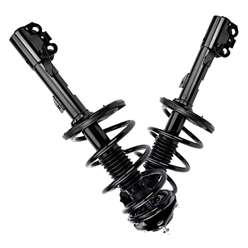 PHILTOP Front Struts Shock for Sienna 2011 2012 2013 2014, Shock Absorber 172784+172783, Struts with Coil Spring SAA168 2 Pcs