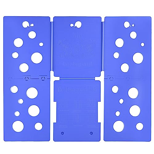 BoxLegend V5 Shirt Folding Board t Shirt Folder Assemblable Clothes Folding Board Easy and Fast to fold Clothes Professional Laundry Folder Folding Tool, Blue