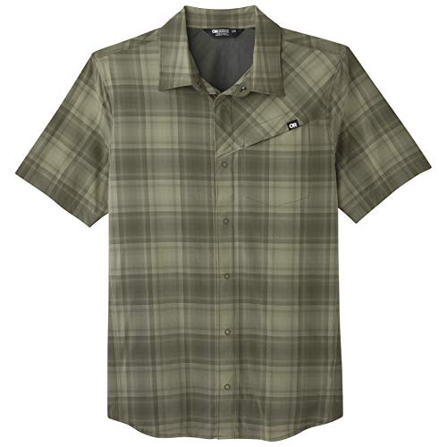 Outdoor Research Men's Astroman Short Sleeve Sun Shirt - Breathable UPF 50 Technical Button Down