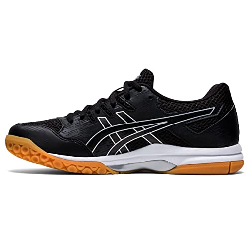ASICS Women's Gel-Furtherup Volleyball Shoes, 10, Black/Black