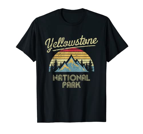 Vintage Retro Yellowstone National Park T-Shirt