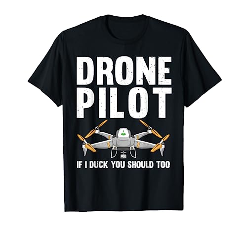 Funny Drone Pilot Design For Men Women Kids Drone Operator T-Shirt