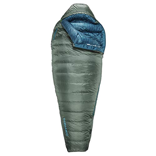 Therm-a-Rest Questar 0F/-18C Lightweight Down Mummy Sleeping Bag, Small, 0-Degree, Balsam