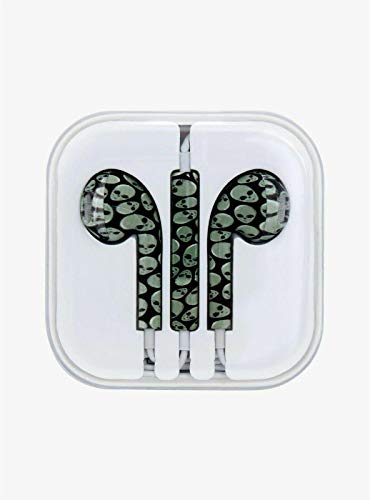 Micase Pastel Floral Skull Print Earbuds