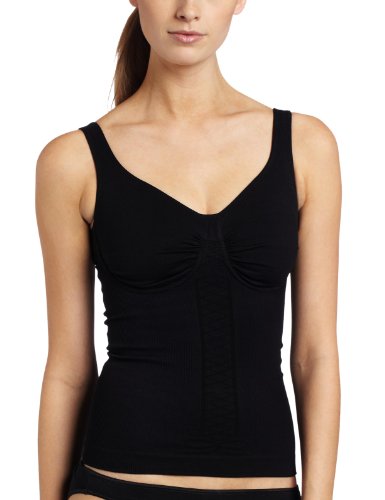 Sassybax Women's Underwire Torso Trim Shapewear, Black, Small