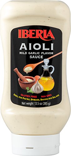 Iberia Aioli Mild Garlic Sauce, 13.5 Ounce