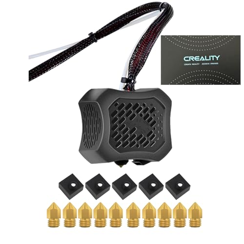 Creality Original Ender 3 V2 Hotend Kit, with 5pcs Silicone Sock and 10pcs 0.4mm Nozzle, 3D Printer Hotend Kit Full Set, for Ender-3 V2 3D Printer