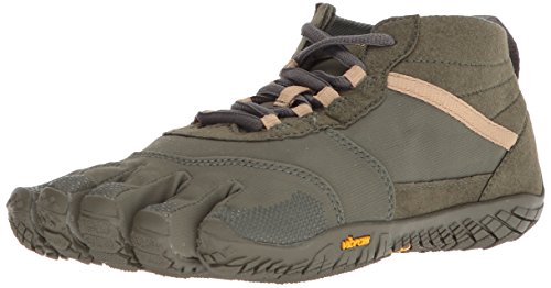 Vibram Five Fingers Men's V-Trek Trail Hiking Shoe (42 EU/9-9.5 US, Military/Dark Grey)
