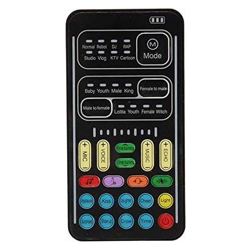 Voice Changer Sound Card with Multiple Sound Effects for Live Streaming, Gaming, and Karaoke, Mixer Board for PS4, for Xbox, PC