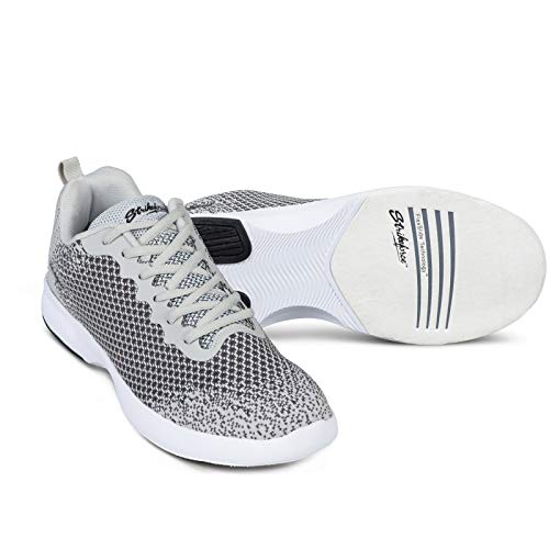 KR Strikeforce Aviator Grey Medium Width Size 10 1/2 Men's Athletic Style Bowling Shoes with FlexSlide Technology for Right or Left Handed Bowlers