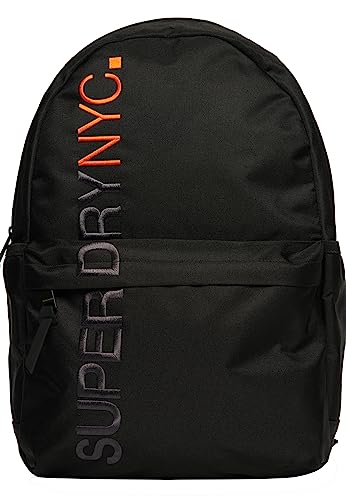 Superdry Womens Nyc Montana Rucksack, Top Grab Handle, Main Zip Compartment Black Size One Size