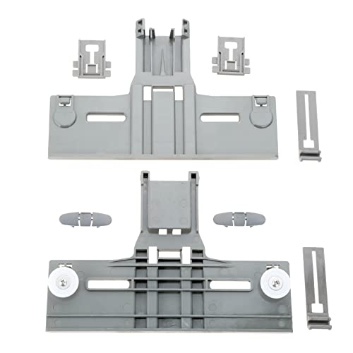 PETCHOR W10350375 Dishwasher Top Rack Adjuster Parts for Whirlpool Kenmore Kitchenaid Dishwasher, 8PCS W10195840 & W10195839 & W10508950 Dishwasher Top Rack Adjuster Kit