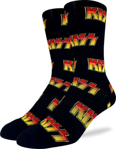Good Luck Sock Men's Kiss, Logo Socks, Adult