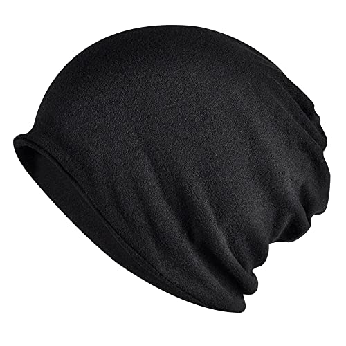 ELLEWIN Cotton Slouchy Beanie Hip-Hop Soft Lightweight Running Beanie Adult Dwarf Hats Chemo Cap for Men Women