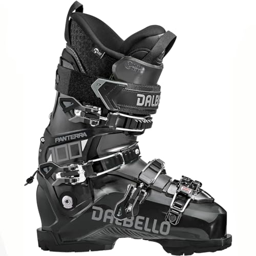 Dalbello Men's Panterra 100 Ski Boots 2024, Black/Grey, 28.5