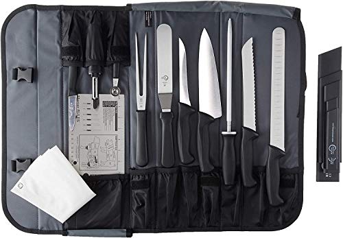 Mercer Culinary Partners in Education 23-Piece Millennia Culinary School Kit,Black