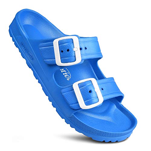 AEROTHOTIC Women’s Arcus Comfort EVA Beach Slide Sandals (Arcus Blue, 8)