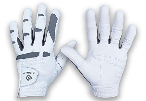 Bionic Gloves Men's Performance Grip Pro Premium Leather Golf Glove (X-Large, Left)