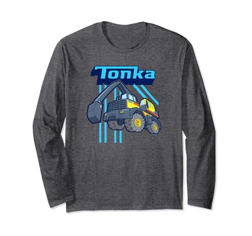 Tonka Super Digger Construction Truck Logo Long Sleeve T-Shirt