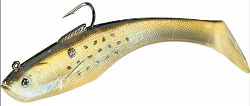 Tsunami Swim Shad Heavy 5' 2pcs - Golden Bunker w/Spots