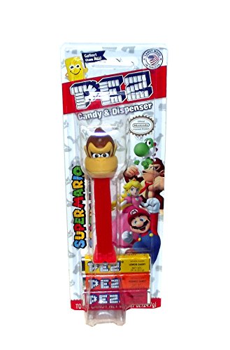 Nintendo Super Mario PEZ Dispenser and Candy (Donkey Kong)