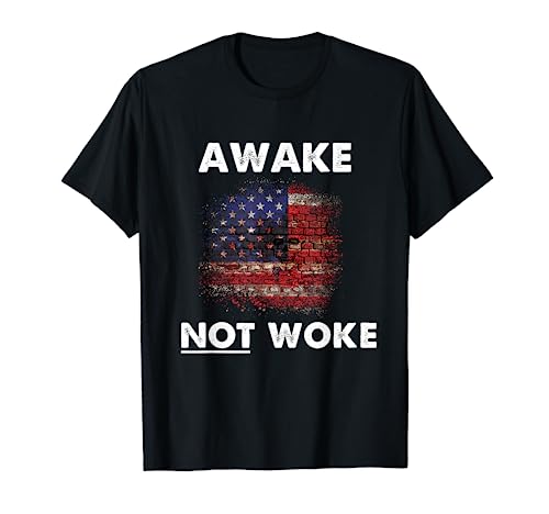Free Speech Anti Censorship AWAKE not woke T-Shirt