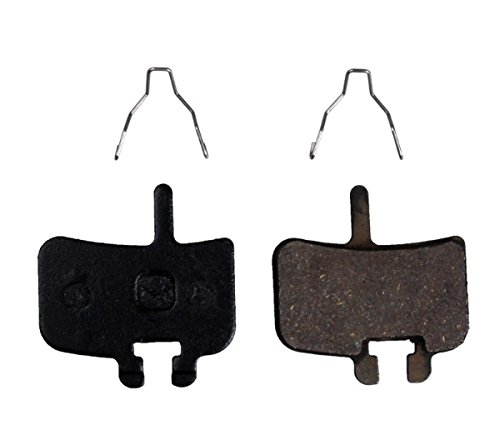 Juscycling Resin Organic Semi-Metal Brake Pads for Hayes FX-Mag HMX MX1 MX-1 Hayes 9 HMX-2 HFX9 Mag MX,Smooth Braking,Low Noise, Long Life, Kevlar, Copper