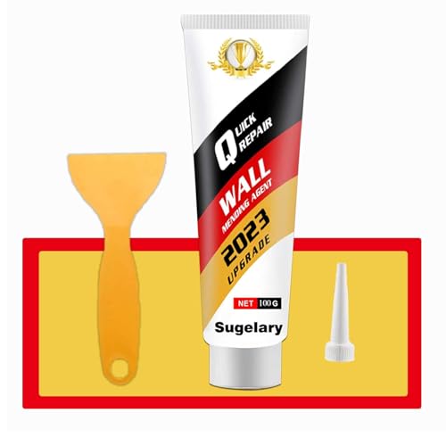 Drywall Patch Repair Kit with Scraper, Wall Spackle Repair Paste, Wall Mending Agent Quick and Easy Solution to Fill The Holes for Home Wall, Plaster Dent Repair and Wood Scratch Repair