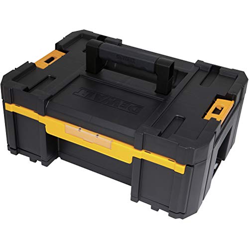 DEWALT Tool Organizer, TSTAK III, Single Deep Drawer, Holds Up To 100 lbs., Heavy Duty Latches, Removable Compartments for Small Tools and Accessories (DWST17803)